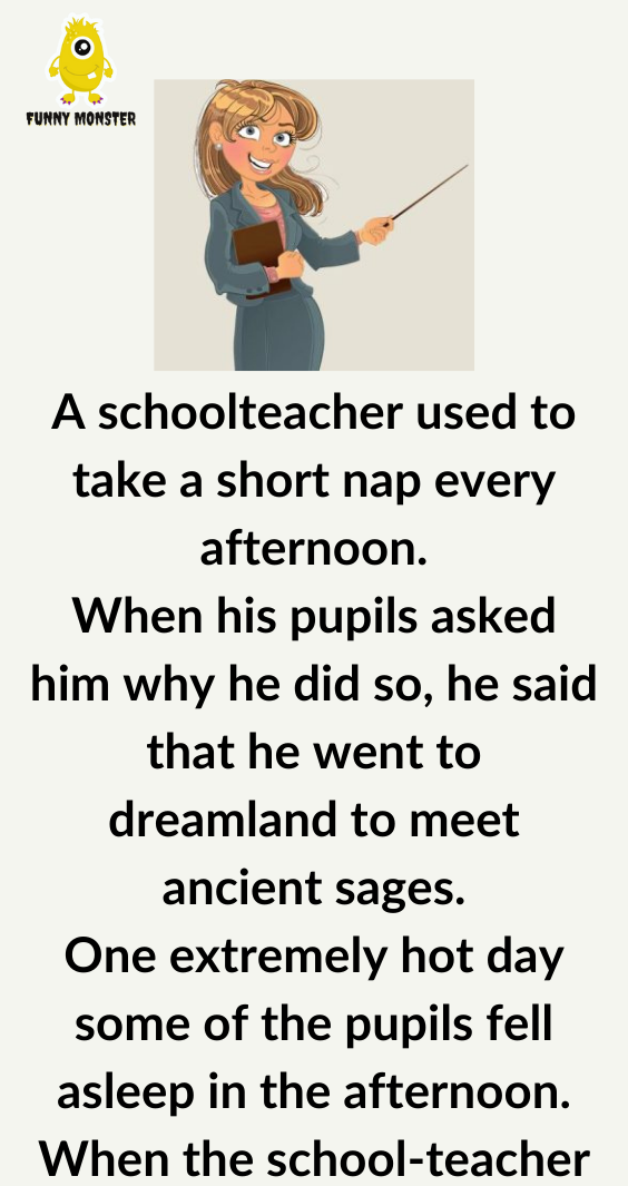 The Sleepy Teacher - Funny Monster