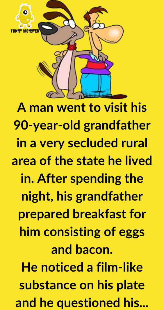 A Man Went To Visit His 90 Year Old Grandfather