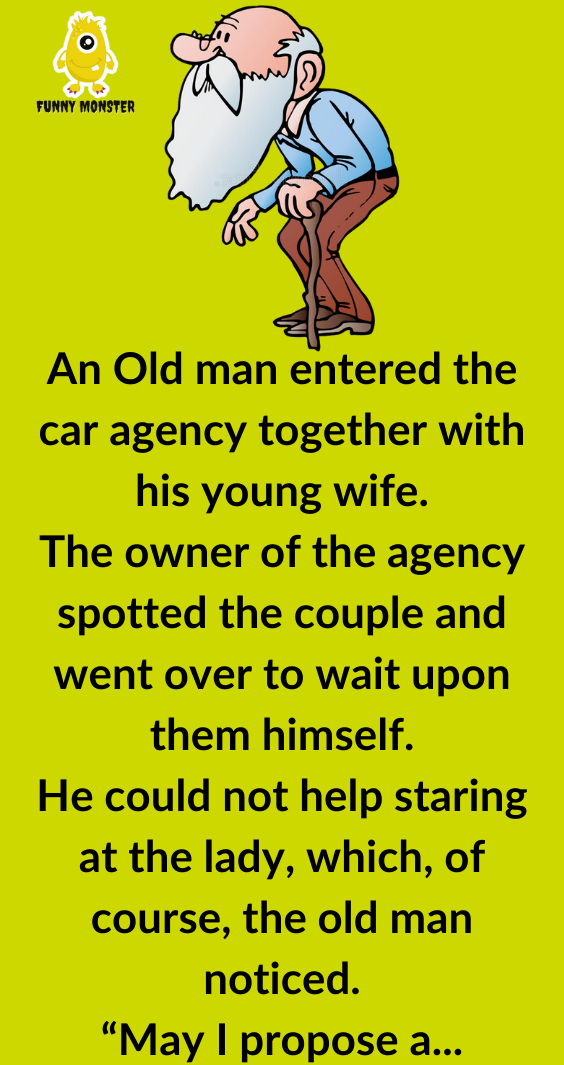 An Old Man Entered The Car Agency