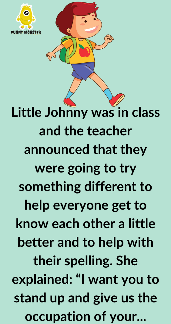 Little Johnny’s Class Had A Spelling Exercise